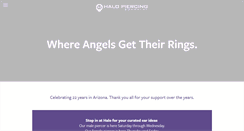 Desktop Screenshot of halopiercing.com